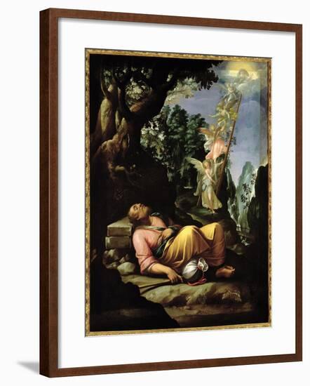 The Dream of Jacob-Alessandro Allori-Framed Giclee Print