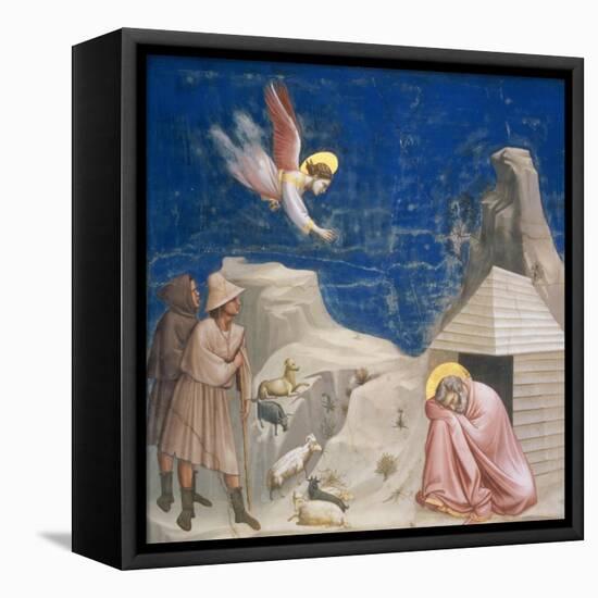 The Dream of Joachim, circa 1305-Giotto di Bondone-Framed Premier Image Canvas