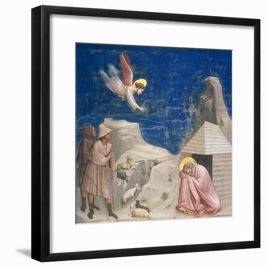 The Dream of Joachim, circa 1305-Giotto di Bondone-Framed Giclee Print