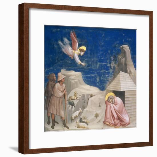 The Dream of Joachim, circa 1305-Giotto di Bondone-Framed Giclee Print