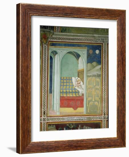 The Dream of Joseph, 1356-67-Also Manfredi De Battilori Bartolo Di Fredi-Framed Giclee Print