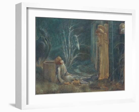 The Dream of Lancelot-Edward Burne-Jones-Framed Giclee Print