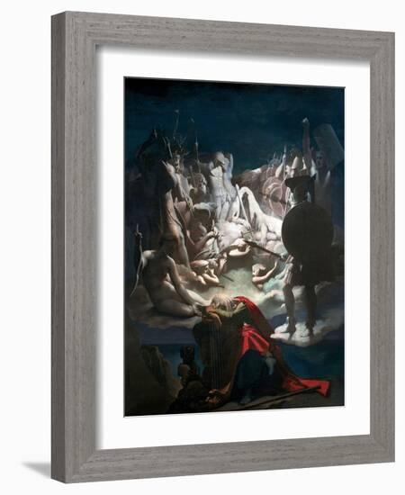 The Dream of Ossian, 1813-Jean-Auguste-Dominique Ingres-Framed Giclee Print