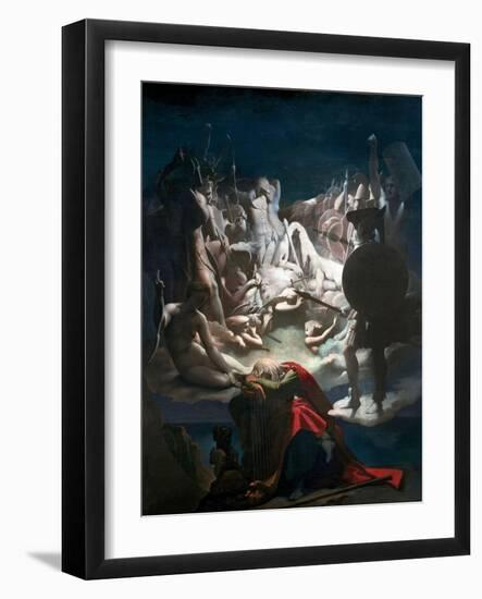 The Dream of Ossian, 1813-Jean-Auguste-Dominique Ingres-Framed Giclee Print