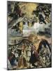 The Dream of Philip II or the Triumph of the Holy League-El Greco-Mounted Art Print