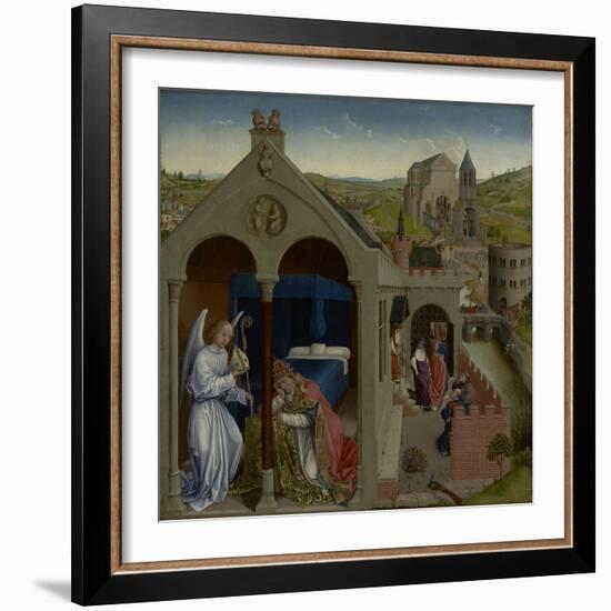 The Dream of Pope Sergius, C.1430-Rogier van der Weyden-Framed Giclee Print