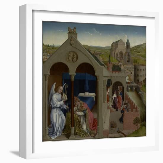 The Dream of Pope Sergius, C.1430-Rogier van der Weyden-Framed Giclee Print