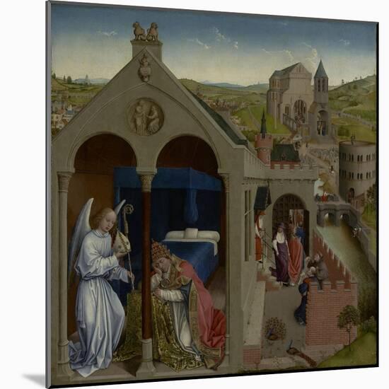 The Dream of Pope Sergius, C.1430-Rogier van der Weyden-Mounted Giclee Print