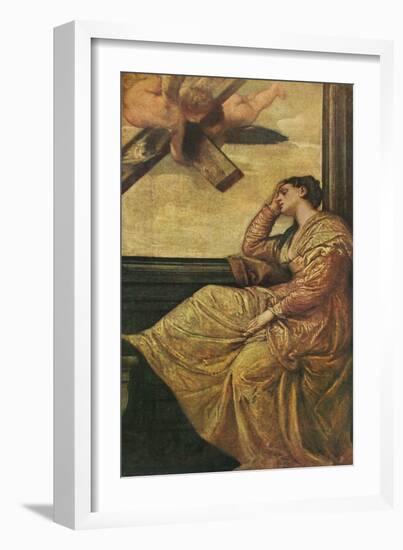 'The Dream of Saint Helena', 1570, (1909)-Paolo Veronese-Framed Giclee Print