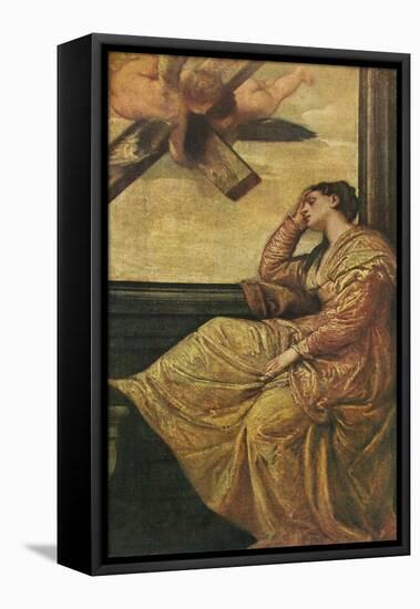 'The Dream of Saint Helena', 1570, (1909)-Paolo Veronese-Framed Premier Image Canvas