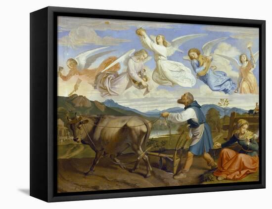 The Dream of St. Isidor, 1839-Josef von Fuhrich-Framed Premier Image Canvas