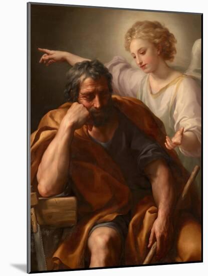 The Dream of St. Joseph, 1774-Anton Raphael Mengs-Mounted Giclee Print