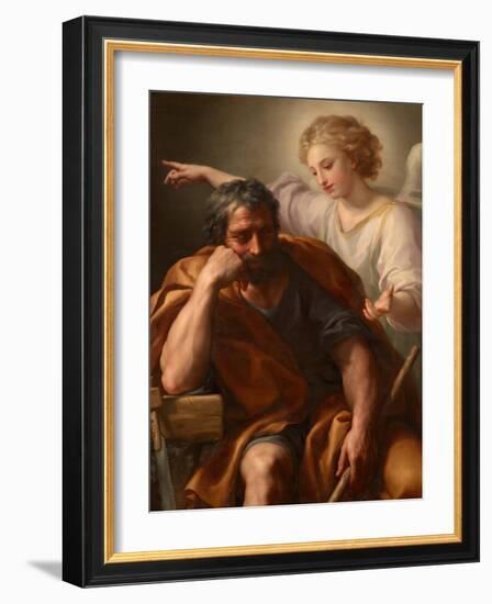 The Dream of St. Joseph, 1774-Anton Raphael Mengs-Framed Giclee Print