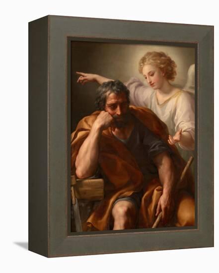 The Dream of St. Joseph, 1774-Anton Raphael Mengs-Framed Premier Image Canvas