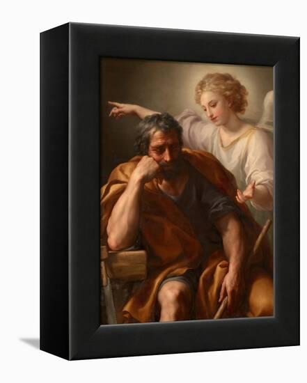 The Dream of St. Joseph, 1774-Anton Raphael Mengs-Framed Premier Image Canvas