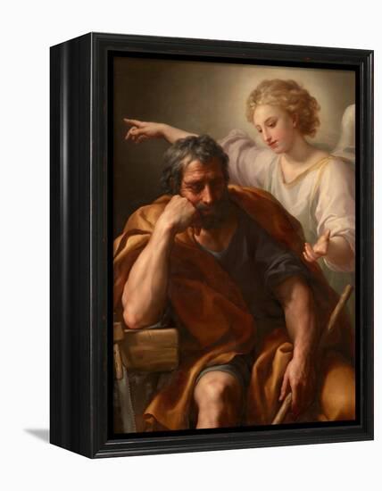 The Dream of St. Joseph, 1774-Anton Raphael Mengs-Framed Premier Image Canvas