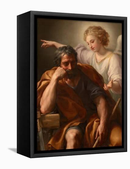 The Dream of St. Joseph, 1774-Anton Raphael Mengs-Framed Premier Image Canvas