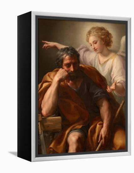 The Dream of St. Joseph, 1774-Anton Raphael Mengs-Framed Premier Image Canvas