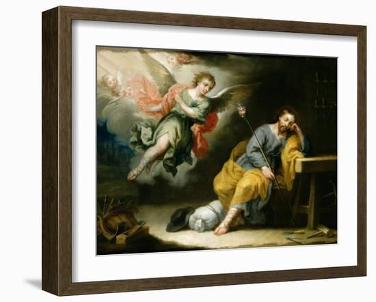 The Dream of St.Joseph-Domingo Martinez-Framed Giclee Print