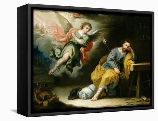 The Dream of St.Joseph-Domingo Martinez-Framed Premier Image Canvas