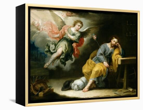 The Dream of St.Joseph-Domingo Martinez-Framed Premier Image Canvas