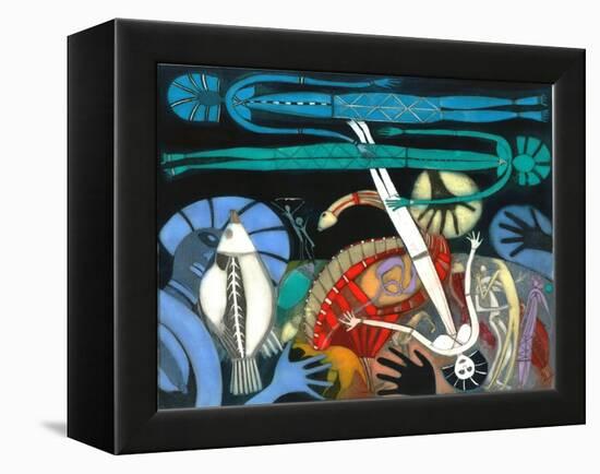 The Dream of the Fish - Falling Star-Annael Anelia Pavlova-Framed Premier Image Canvas