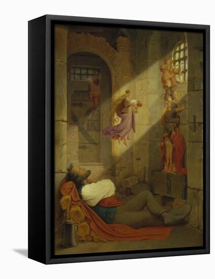 The Dream of the Prisoner, 1836-Moritz Von Schwind-Framed Premier Image Canvas