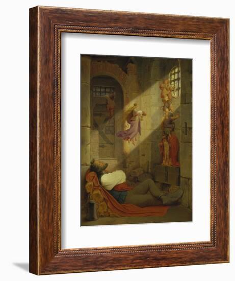 The Dream of the Prisoner, 1836-Moritz Von Schwind-Framed Giclee Print