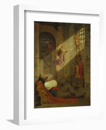 The Dream of the Prisoner, 1836-Moritz Von Schwind-Framed Giclee Print