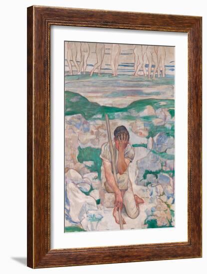 The Dream of the Shepherd, 1896-Ferdinand Hodler-Framed Giclee Print