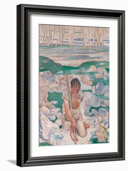 The Dream of the Shepherd, 1896-Ferdinand Hodler-Framed Giclee Print