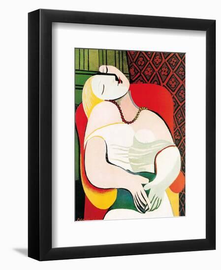 The Dream-Pablo Picasso-Framed Art Print