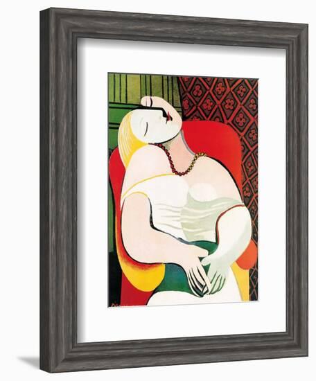 The Dream-Pablo Picasso-Framed Art Print