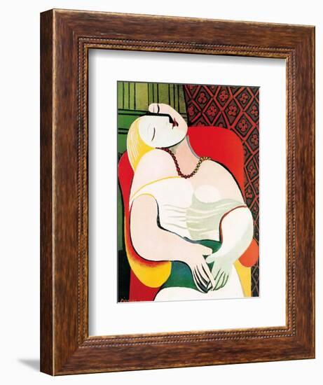 The Dream-Pablo Picasso-Framed Art Print