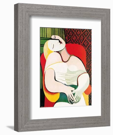 The Dream-Pablo Picasso-Framed Art Print