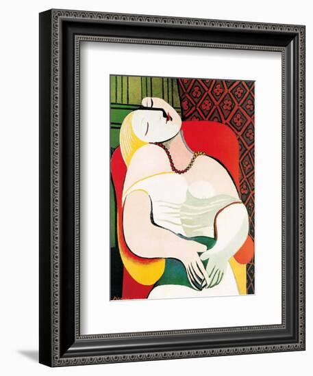 The Dream-Pablo Picasso-Framed Art Print