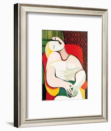 The Dream-Pablo Picasso-Framed Art Print