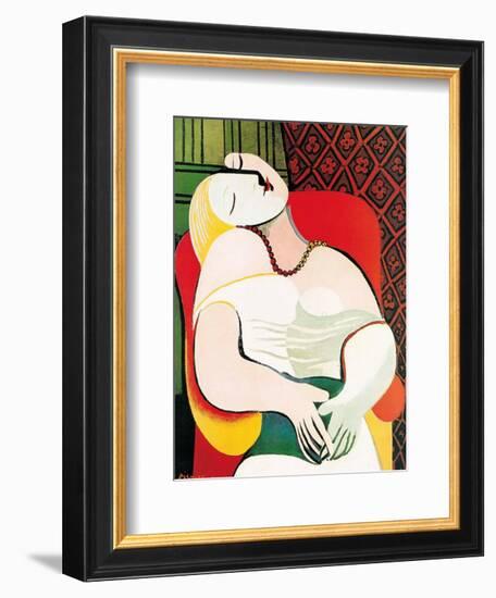 The Dream-Pablo Picasso-Framed Art Print