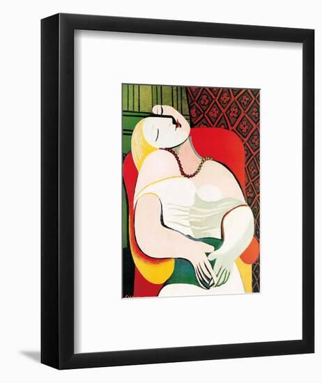 The Dream-Pablo Picasso-Framed Art Print