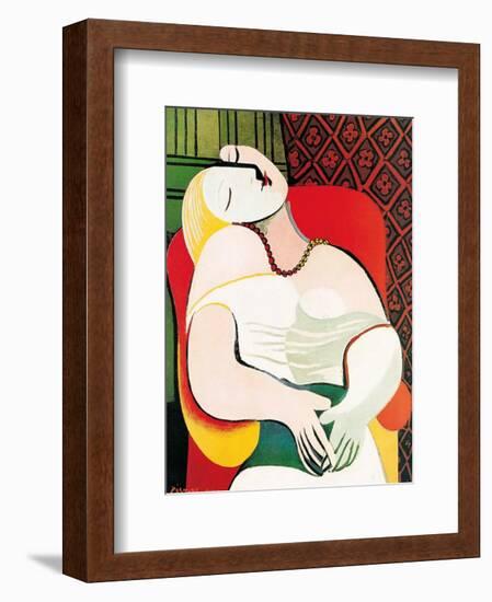 The Dream-Pablo Picasso-Framed Art Print