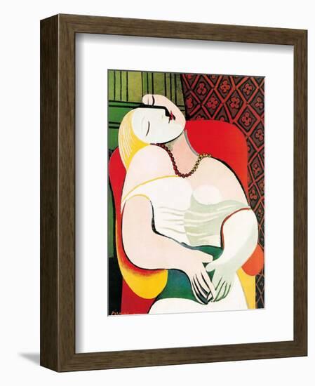 The Dream-Pablo Picasso-Framed Art Print