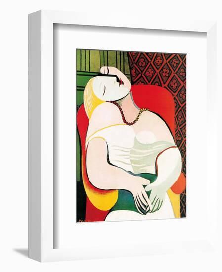 The Dream-Pablo Picasso-Framed Art Print