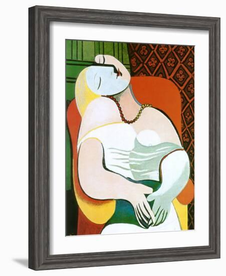 The Dream-Pablo Picasso-Framed Art Print