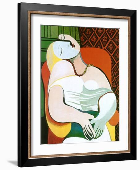 The Dream-Pablo Picasso-Framed Art Print