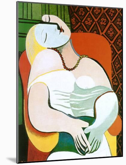 The Dream-Pablo Picasso-Mounted Art Print