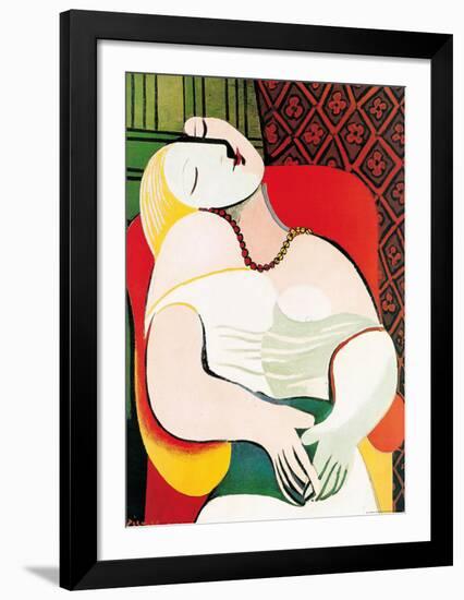 The Dream-Pablo Picasso-Framed Art Print