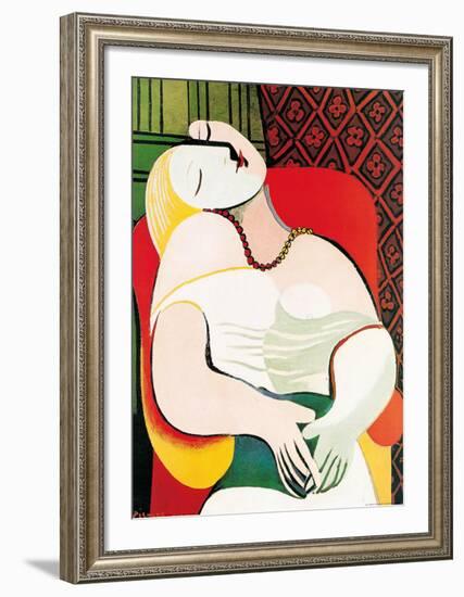 The Dream-Pablo Picasso-Framed Art Print