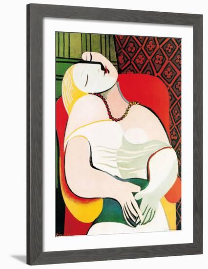 The Dream-Pablo Picasso-Framed Art Print