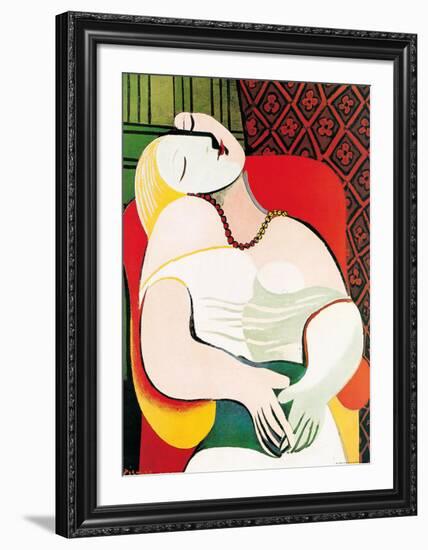 The Dream-Pablo Picasso-Framed Art Print