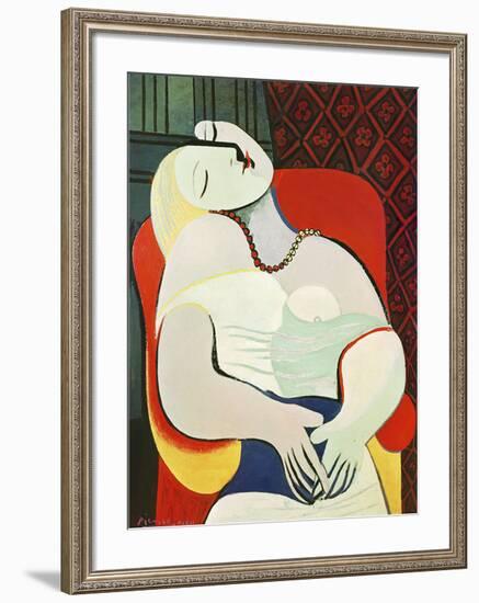 The Dream-Pablo Picasso-Framed Art Print